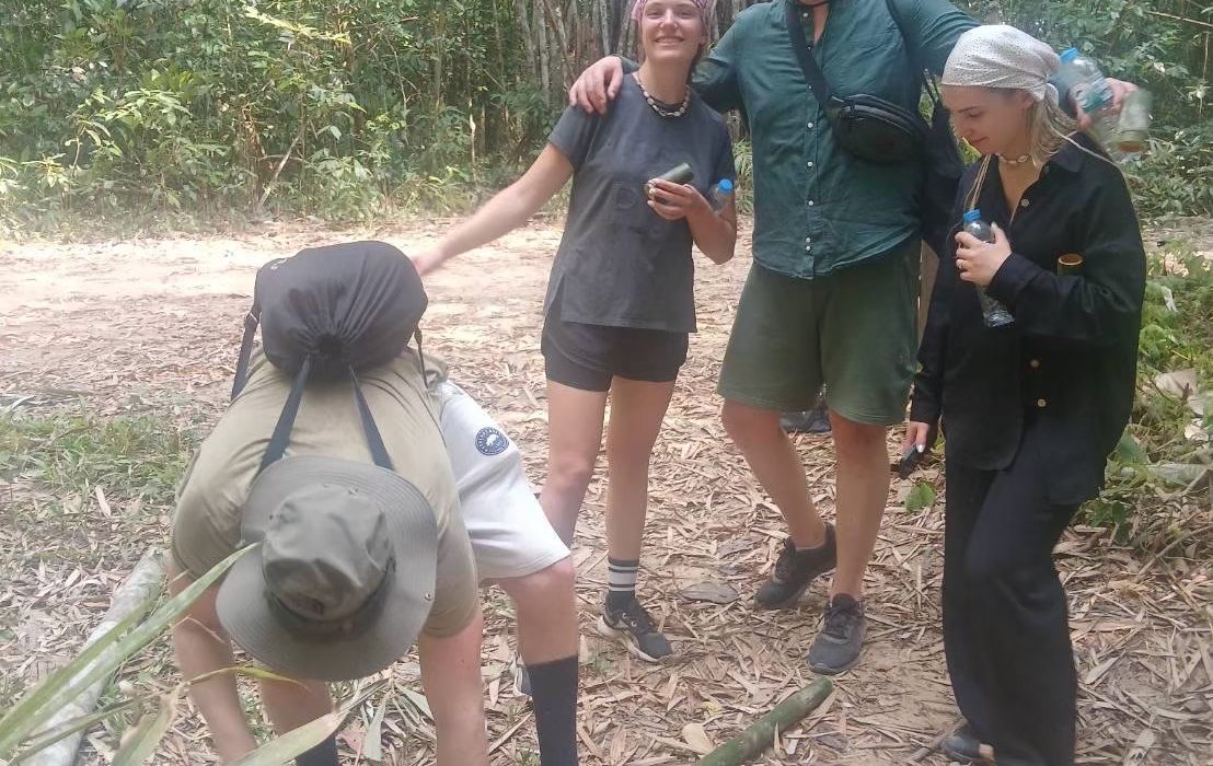 Bamboo cooking and Night safari trek