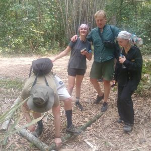 Bamboo cooking and Night safari trek
