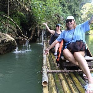 Bamboo rafting